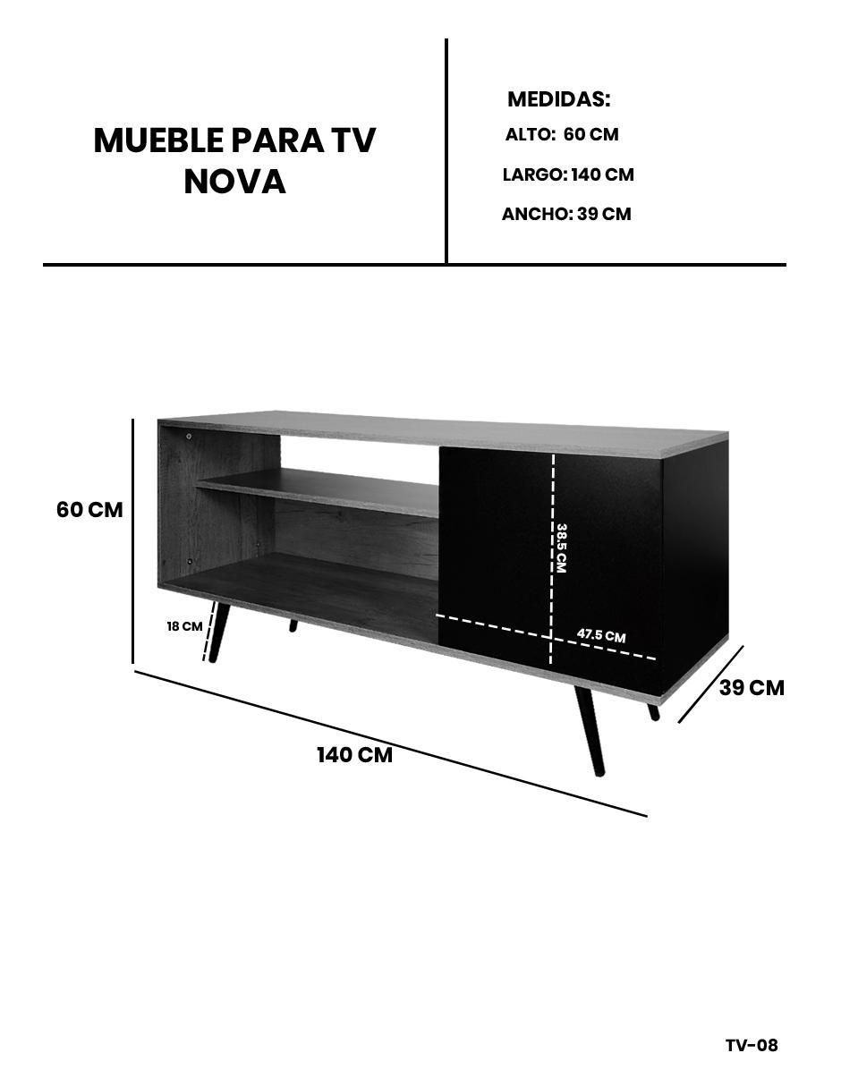 Mueble de tv sí nova decomobil "de" melamina