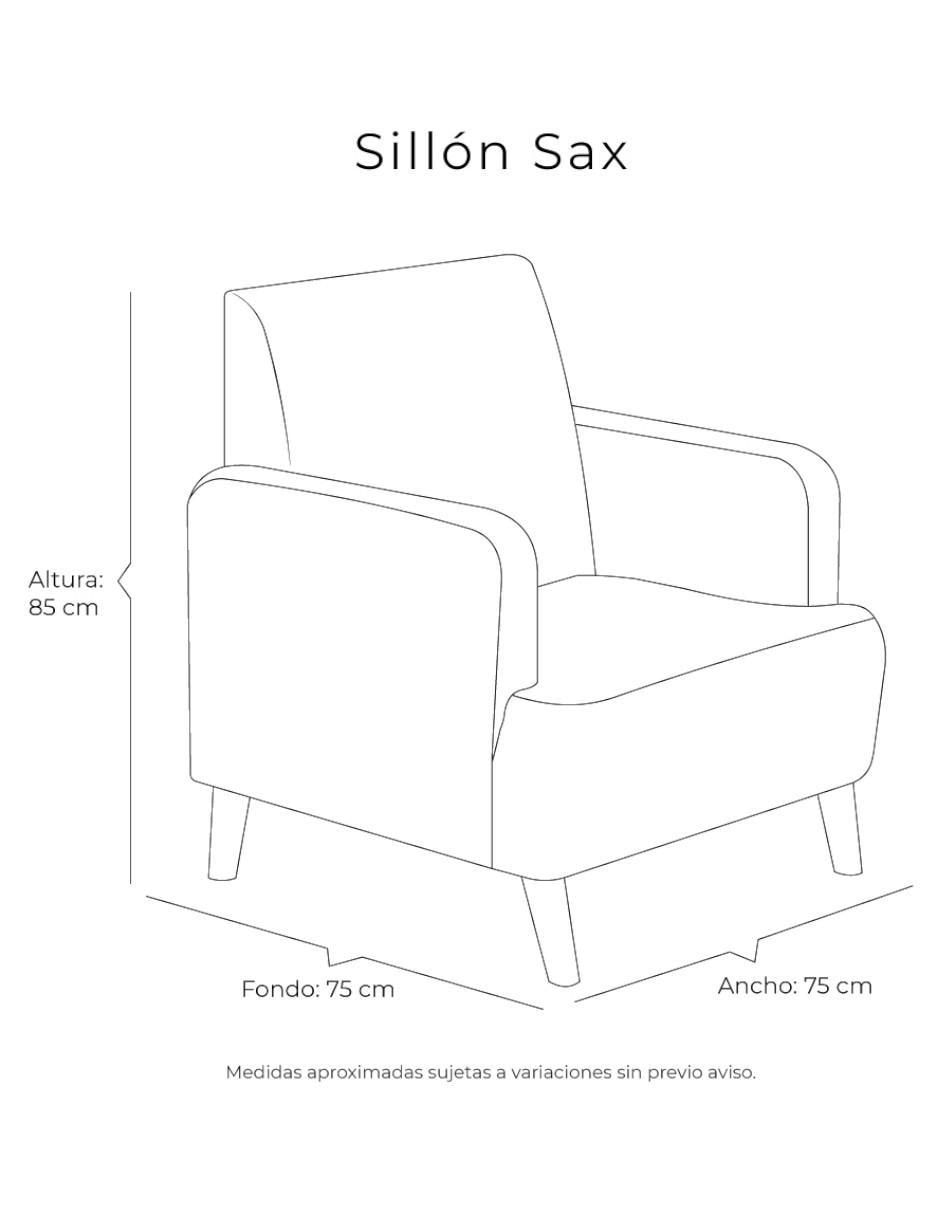 Sillón Sax de madera pino 10