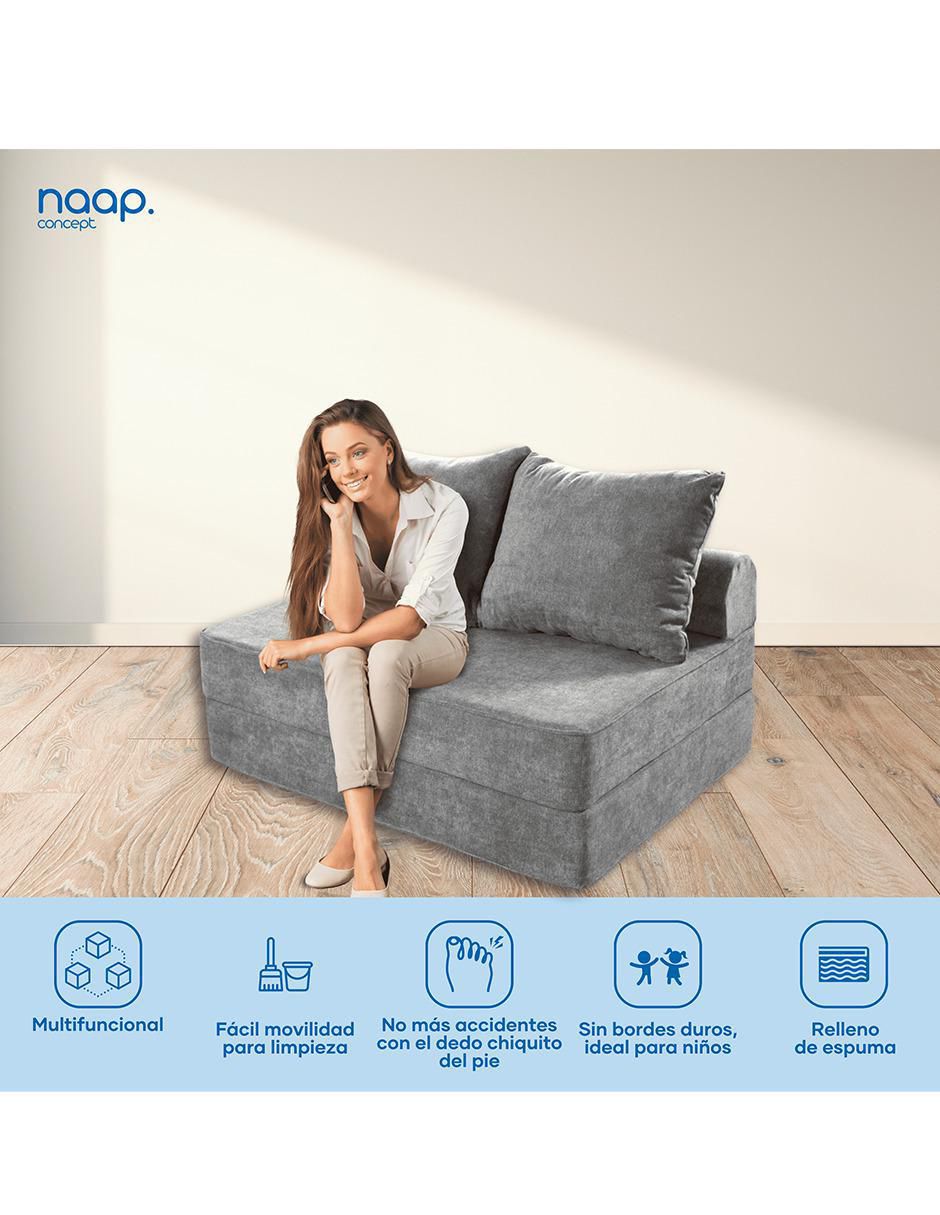 "futón/sofá cama" sí flex matrimonial plegable catch naap concept "de" espuma comprimida