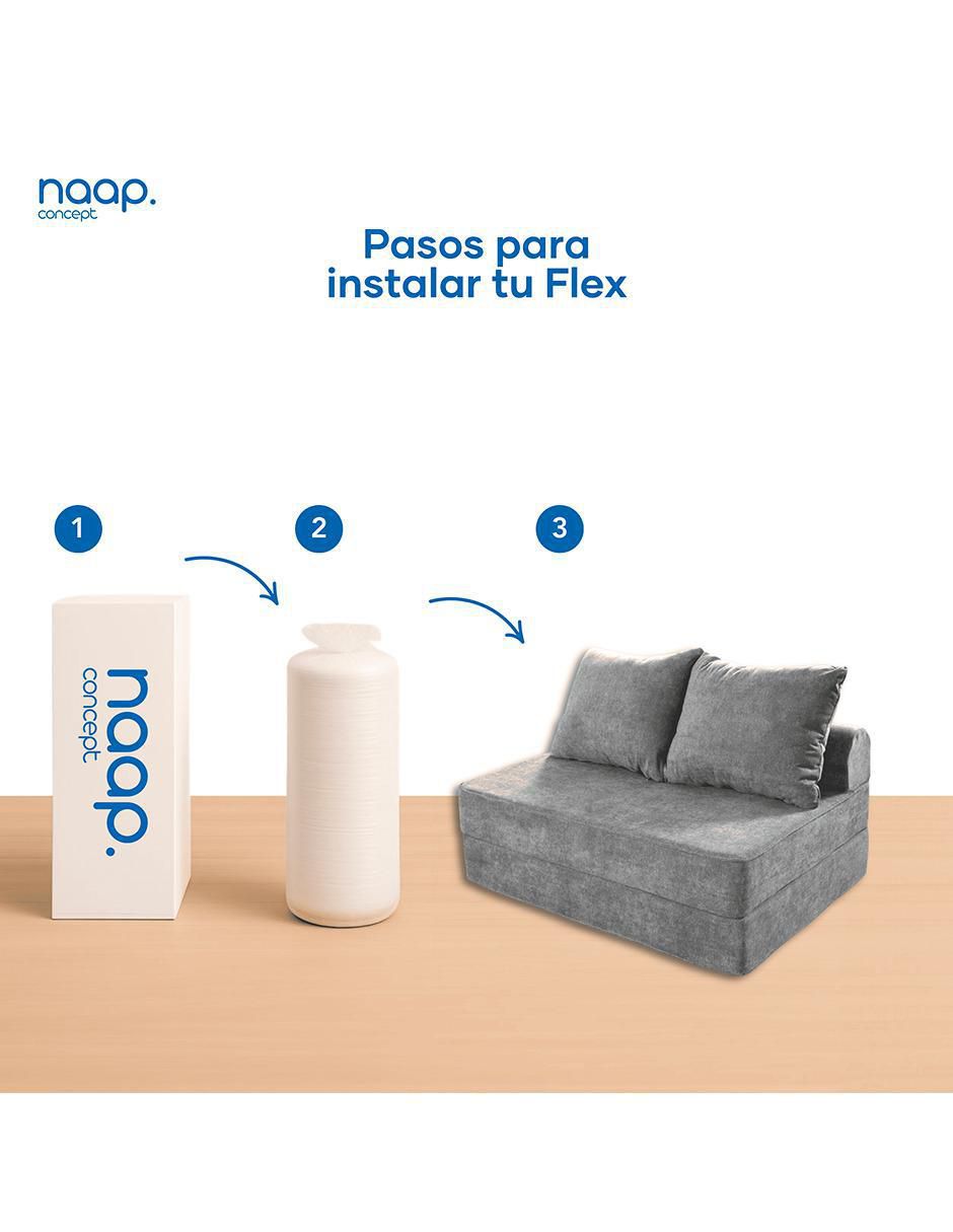 "futón/sofá cama" sí flex matrimonial plegable catch naap concept "de" espuma comprimida