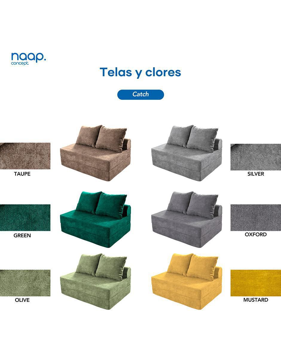"futón/sofá cama" sí flex matrimonial plegable catch naap concept "de" espuma comprimida