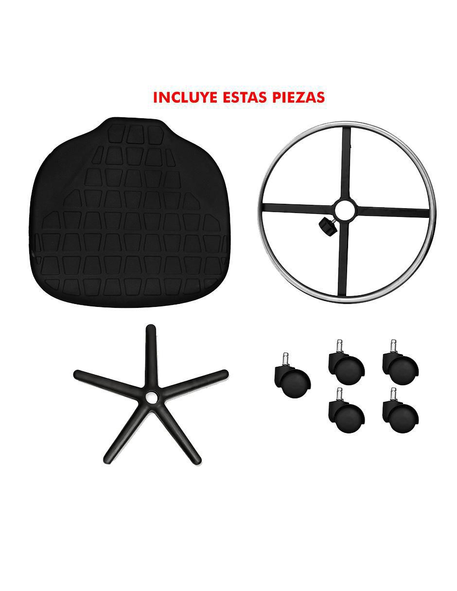 Silla de plástico y metal 6