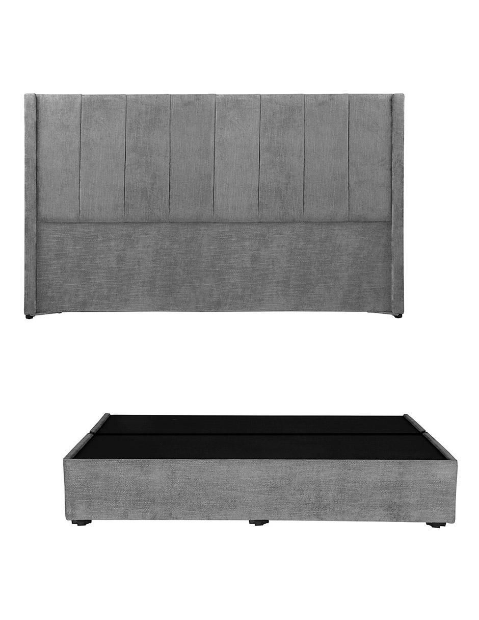 Cama cabecera Nizza y base cama de tela