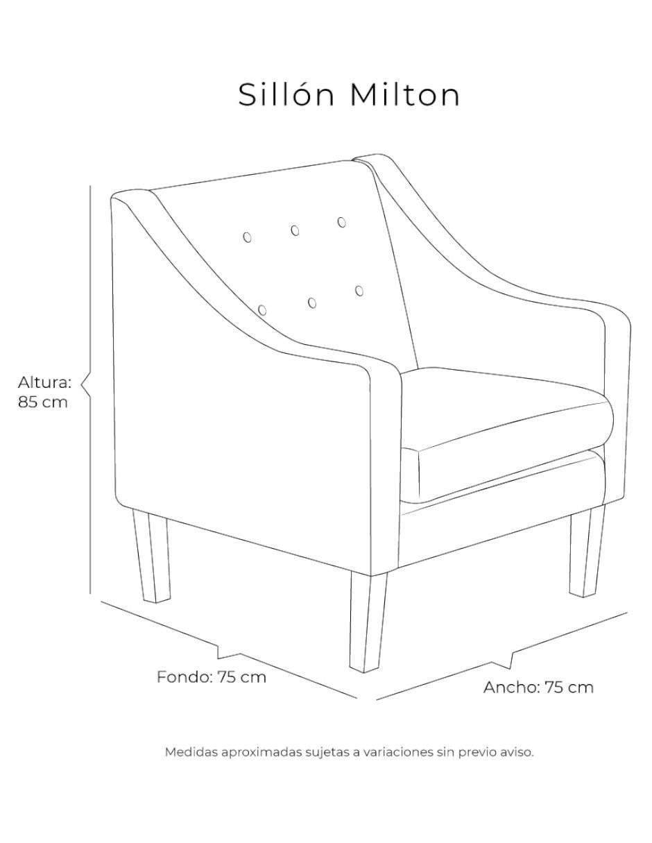 Sillón Milton de madera pino 11