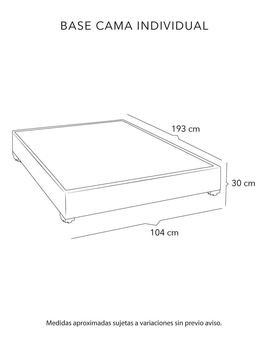 Base para cama de madera pino 2