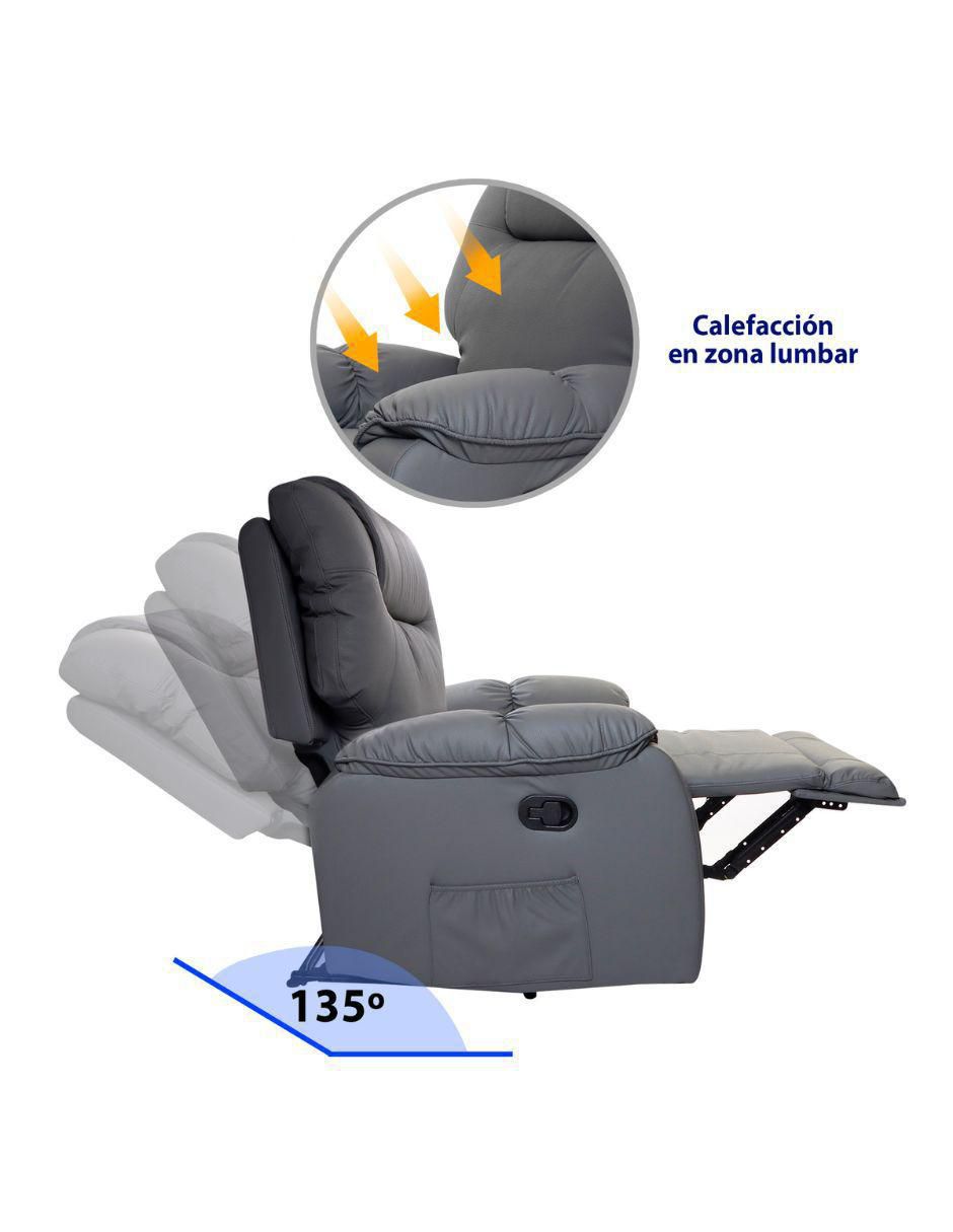 Sillón masaje Mlm de vinipiel 8