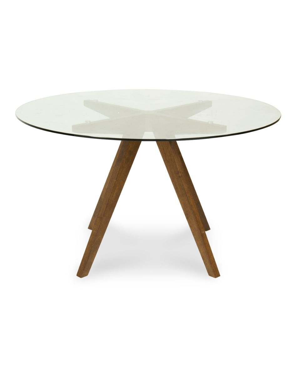 Mesa de comedor armable Tou de vidrio 1