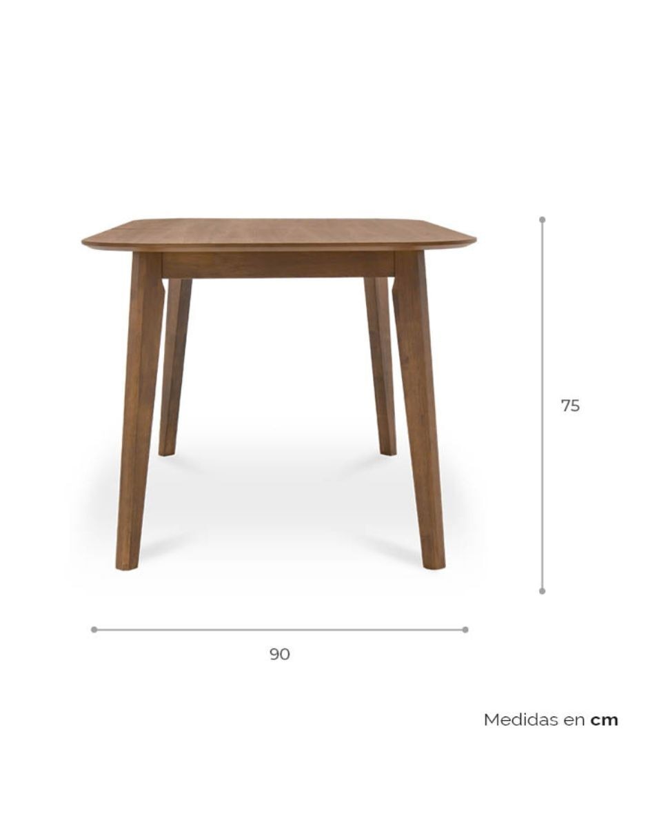 Mesa de comedor armable Duxi de madera 7