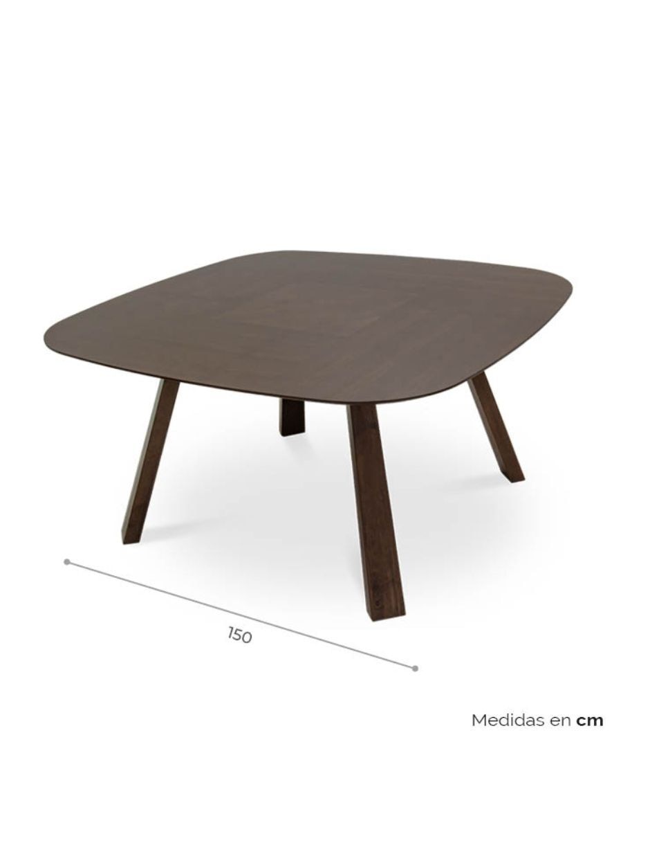 Mesa de comedor armable Nae de madera 6