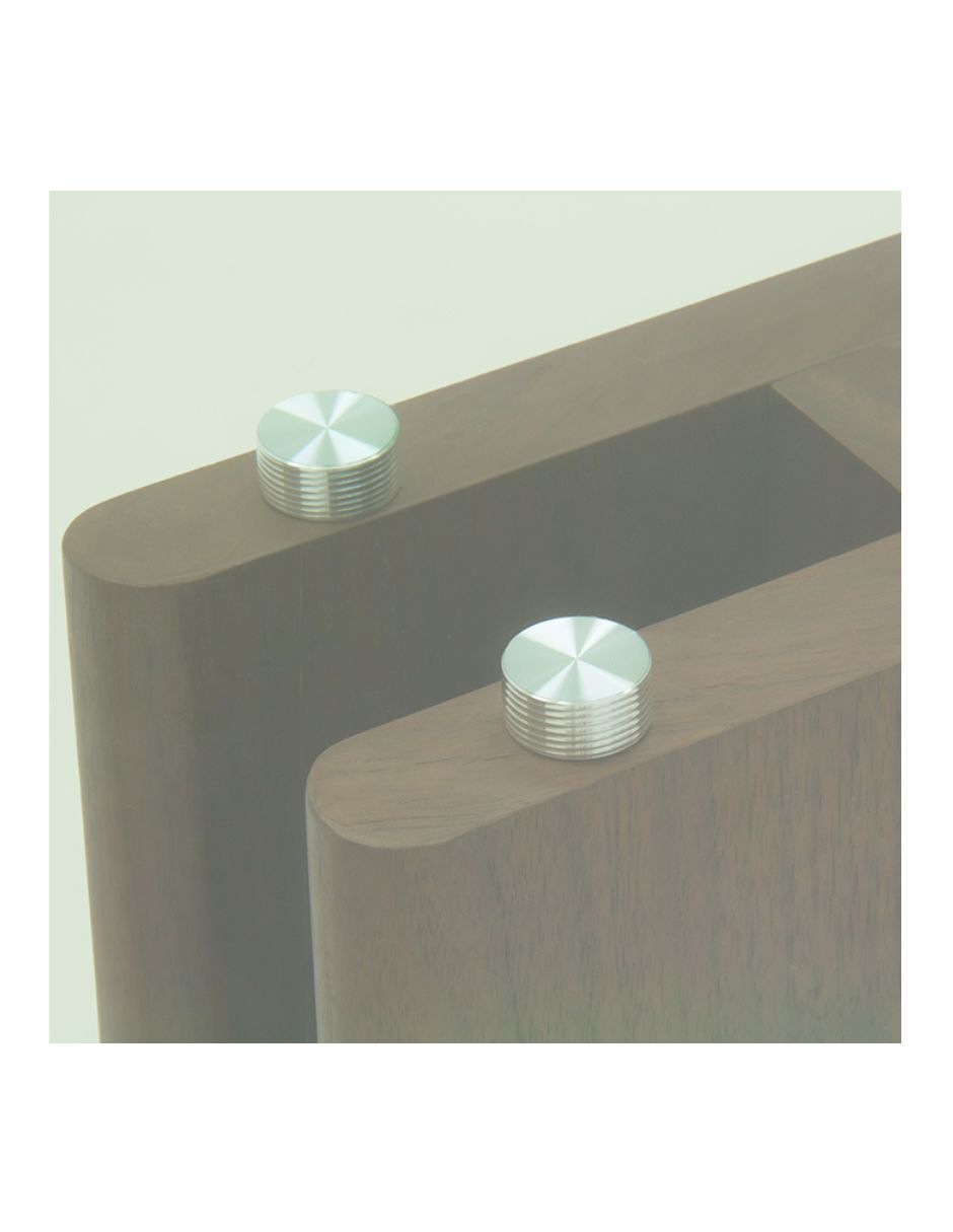 Mesa de comedor armable Ketro de vidrio 3