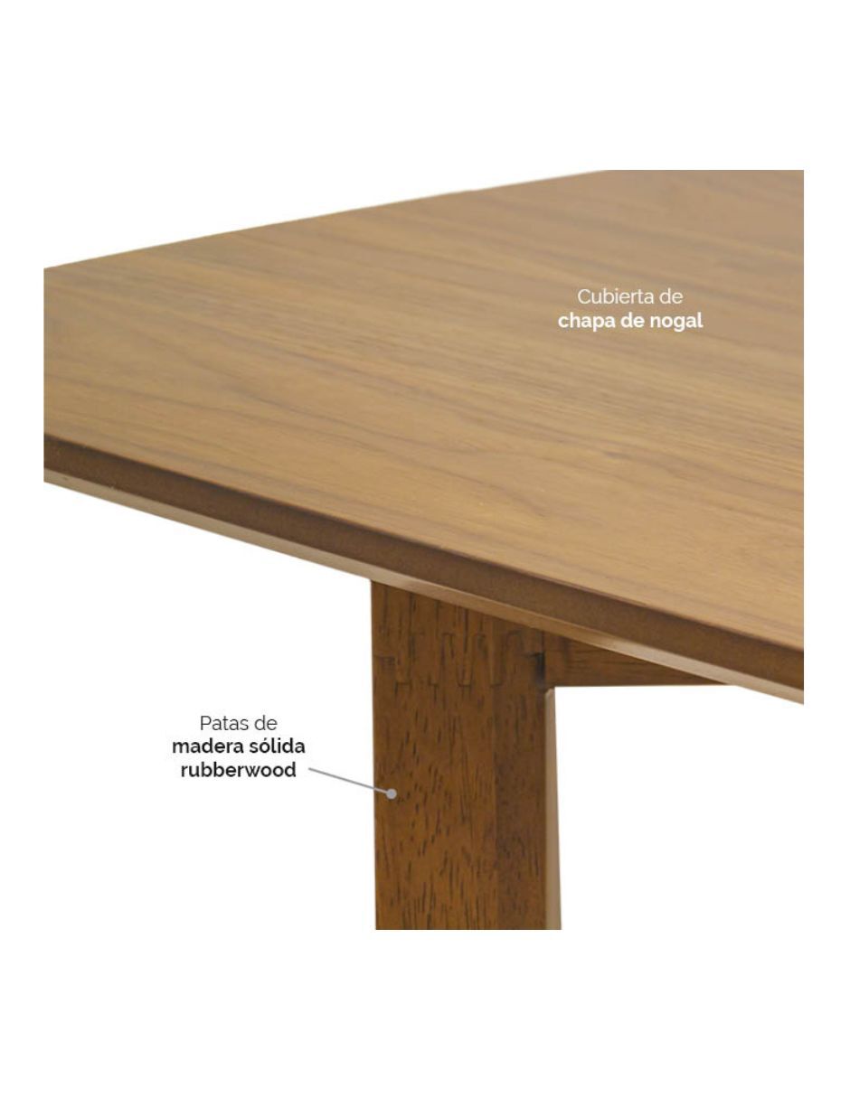 Mesa de centro armable Vime de madera 4