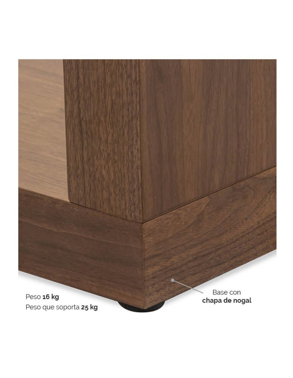 Mesa de centro armable Banik de vidrio 4