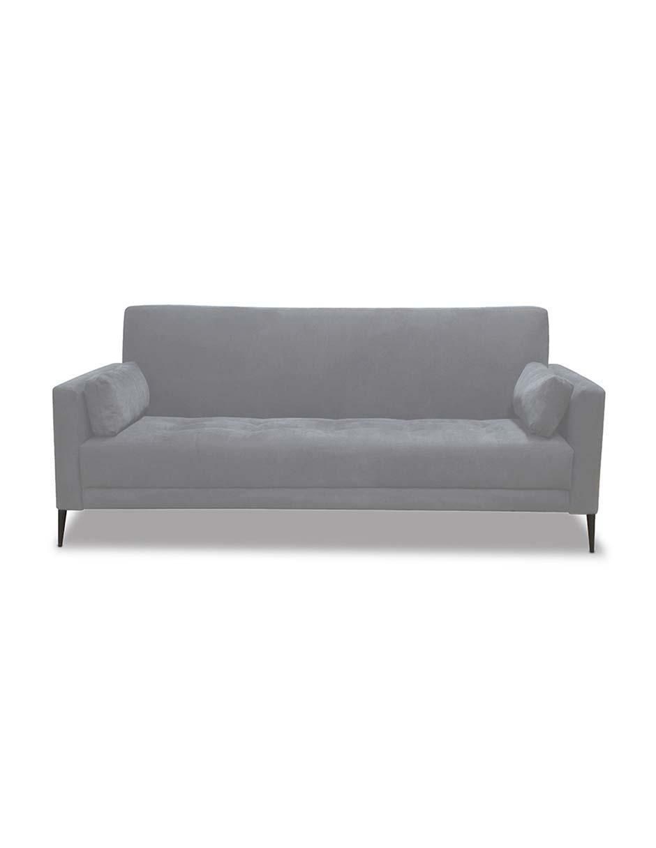 Sofá cama armable de madera y tela Sofá cama armable de madera y tela