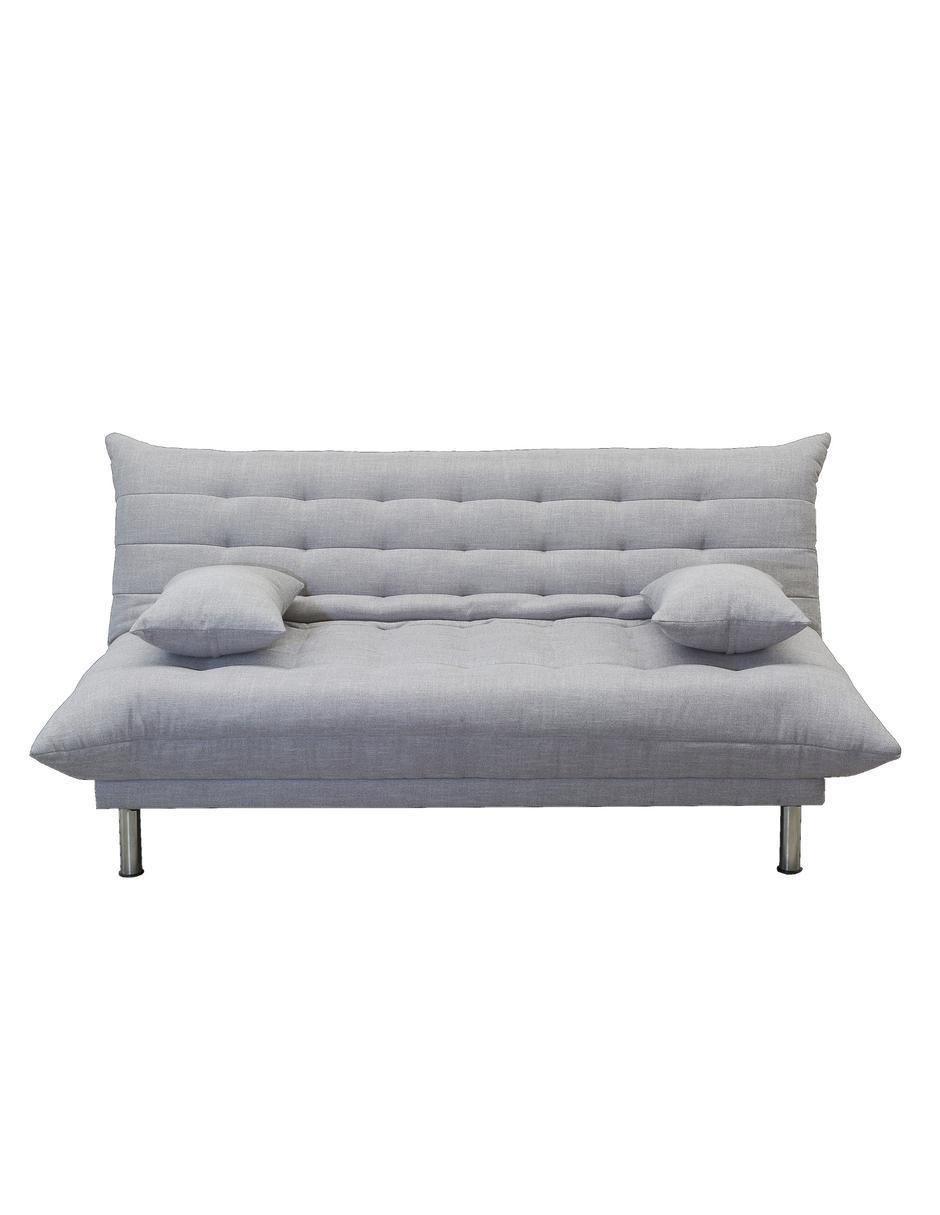 Sofá cama armable de madera y tela Sofá cama armable de madera y tela