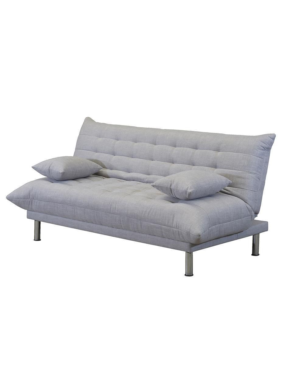 Sofá cama armable de madera y tela 5