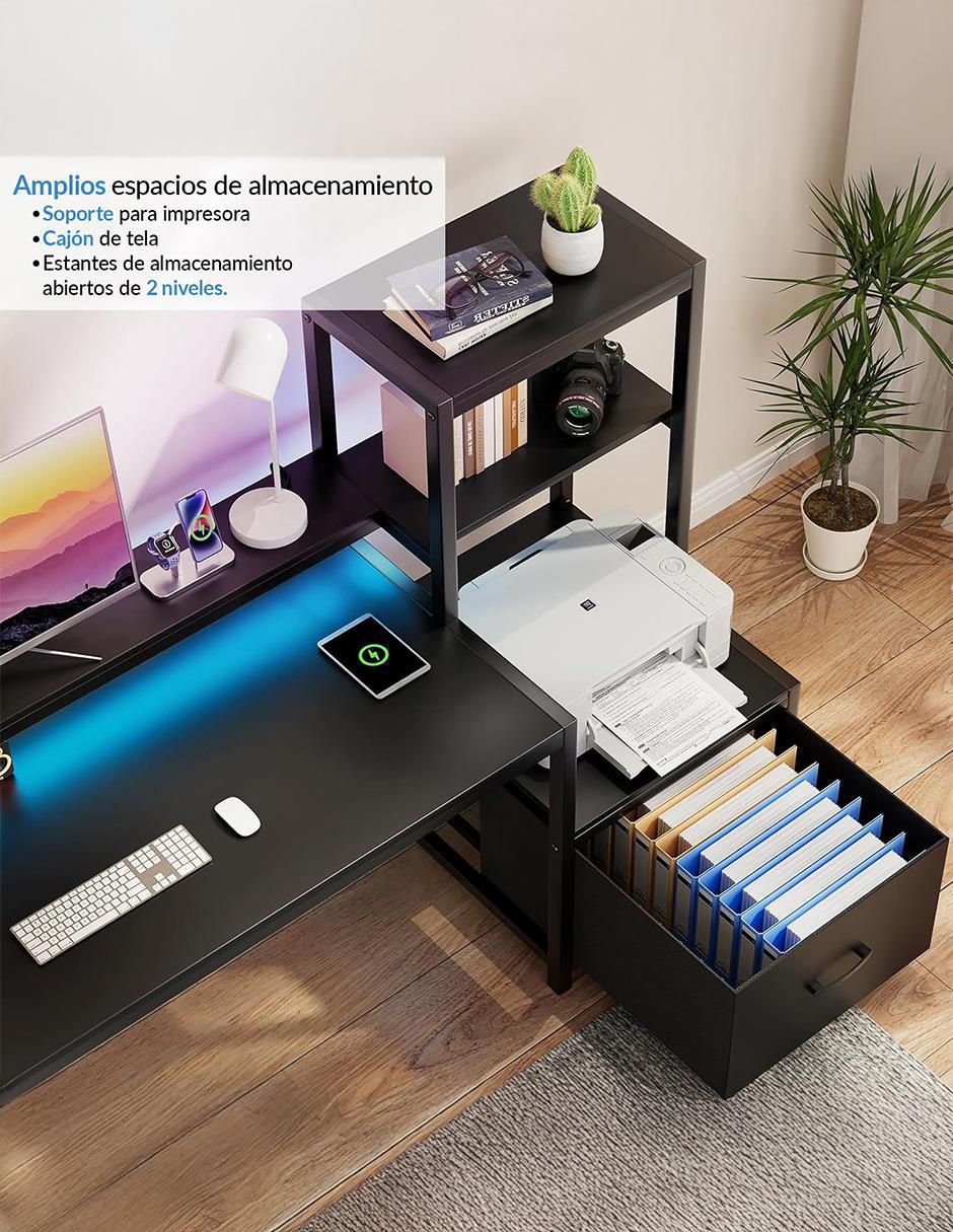 Escritorio armable Zeni de MDF 7