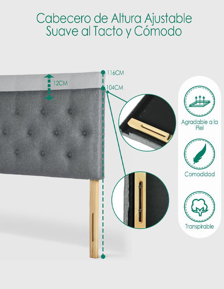 "cabecera/set cabecera" sí hydemu twin home make "de" madera