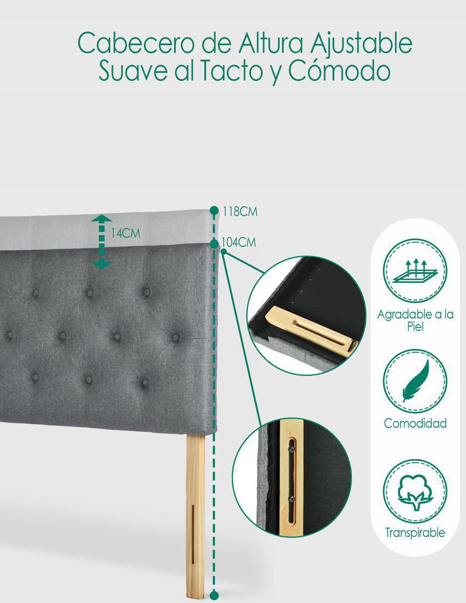 "cabecera/set cabecera" sí hydemu queen home make "de" madera