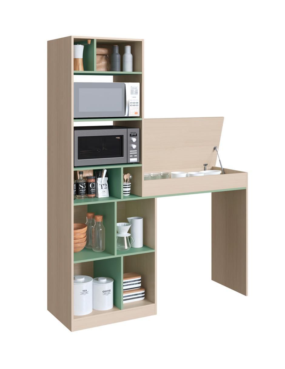 Librero armable multifuncional Smart de MDP 2