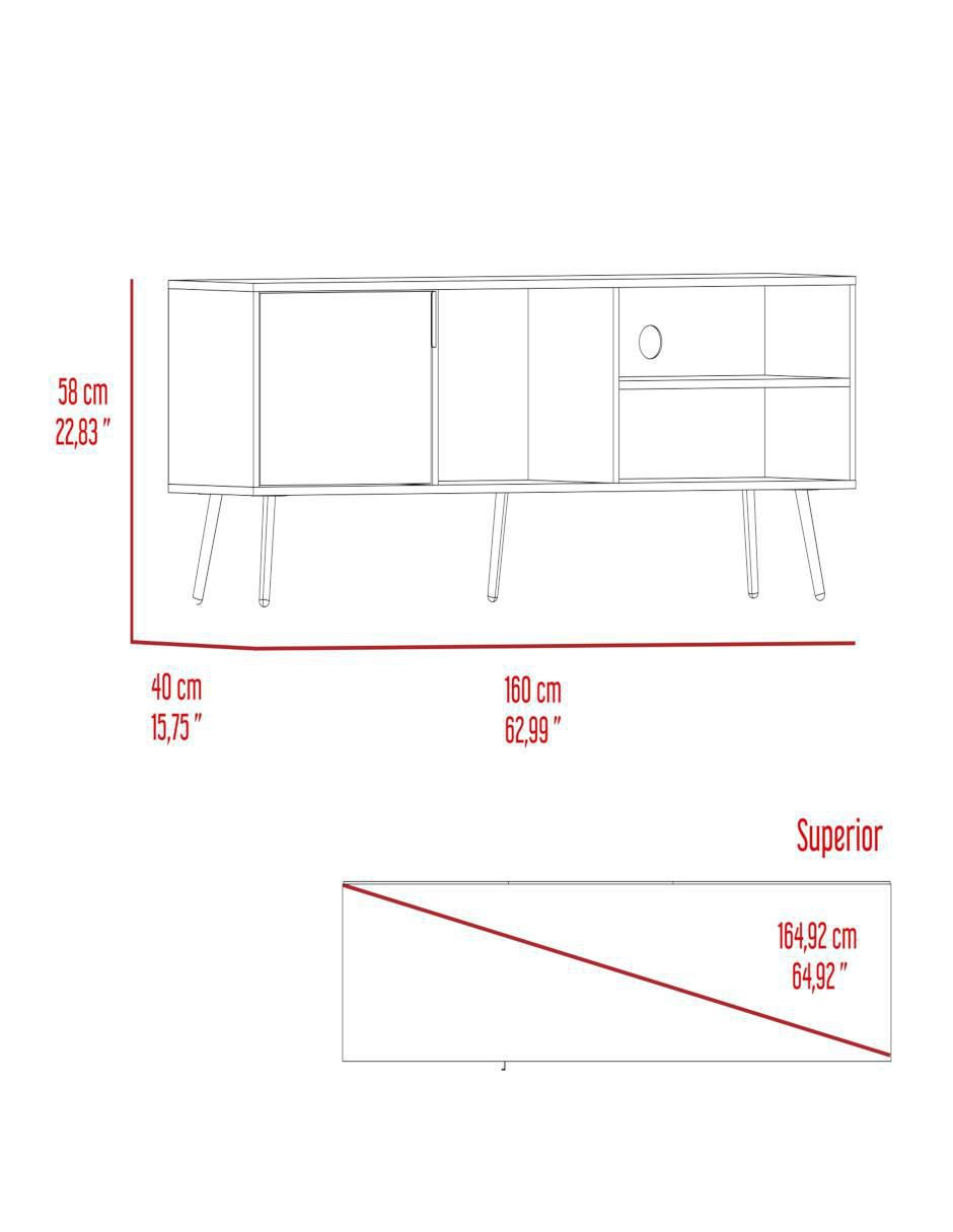 Mueble de tv armable Vulcan 4