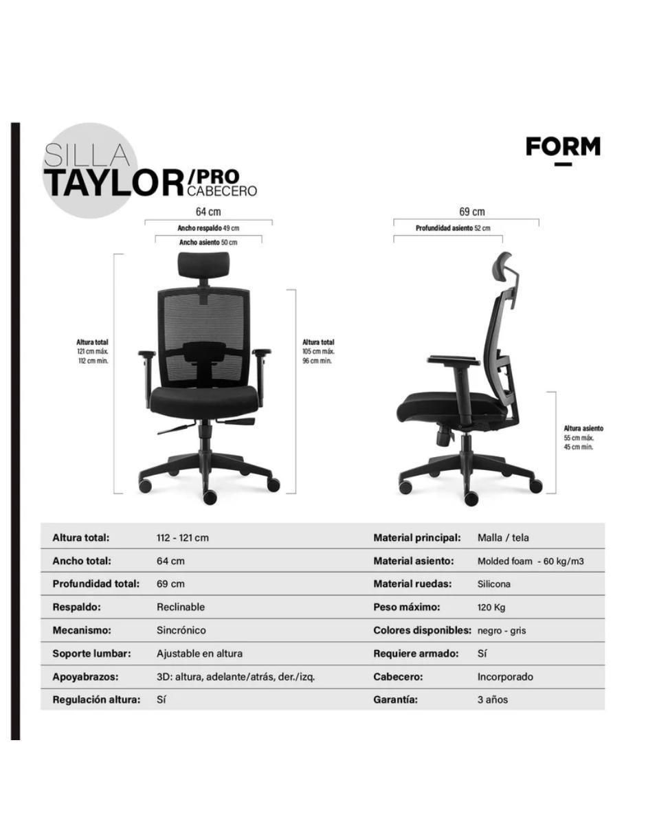Silla de escritorio de mesh 5