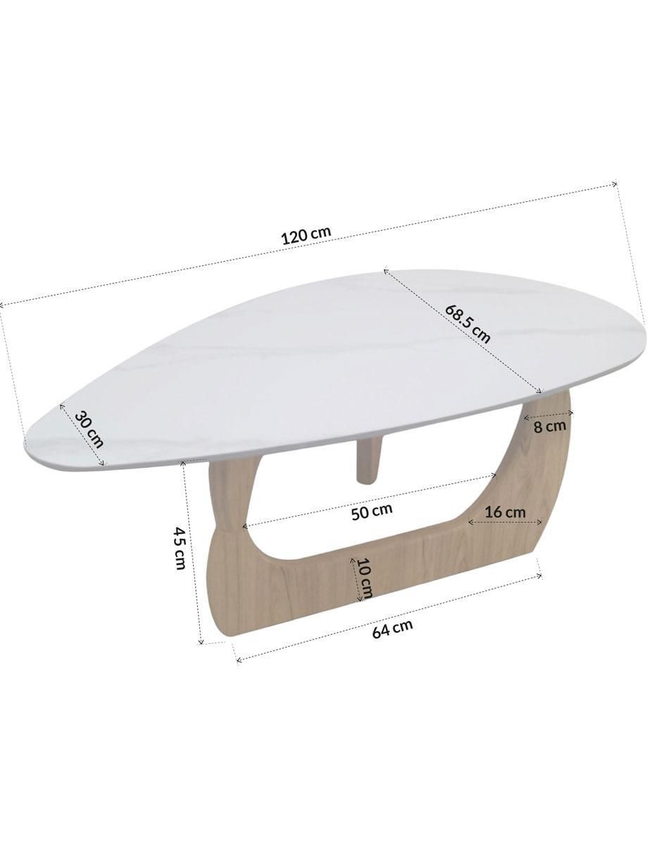 Mesa de centro armable Disk 3