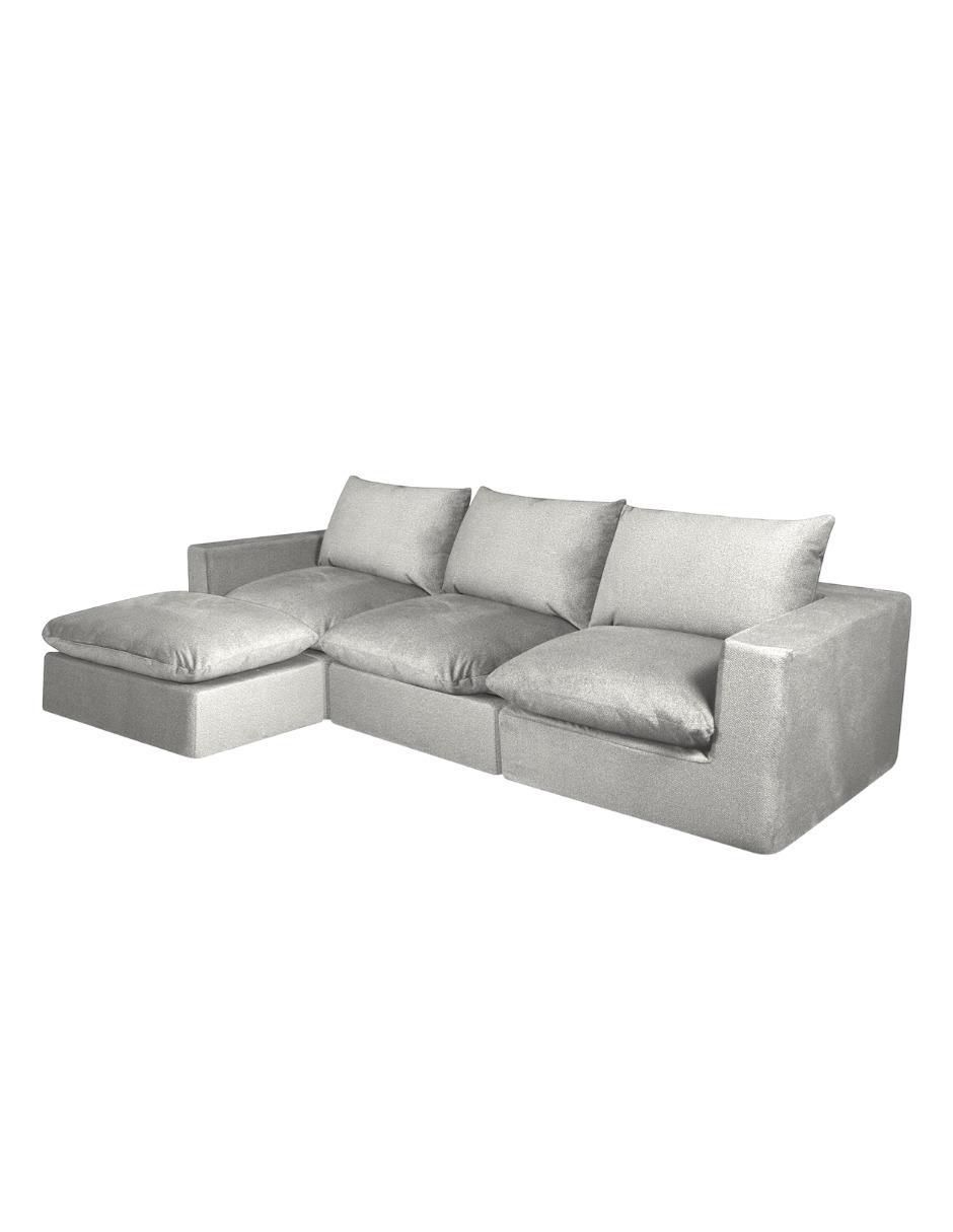 Sala modular cloud 4 módulos elegante tela smooth naap concept "de" poliéster