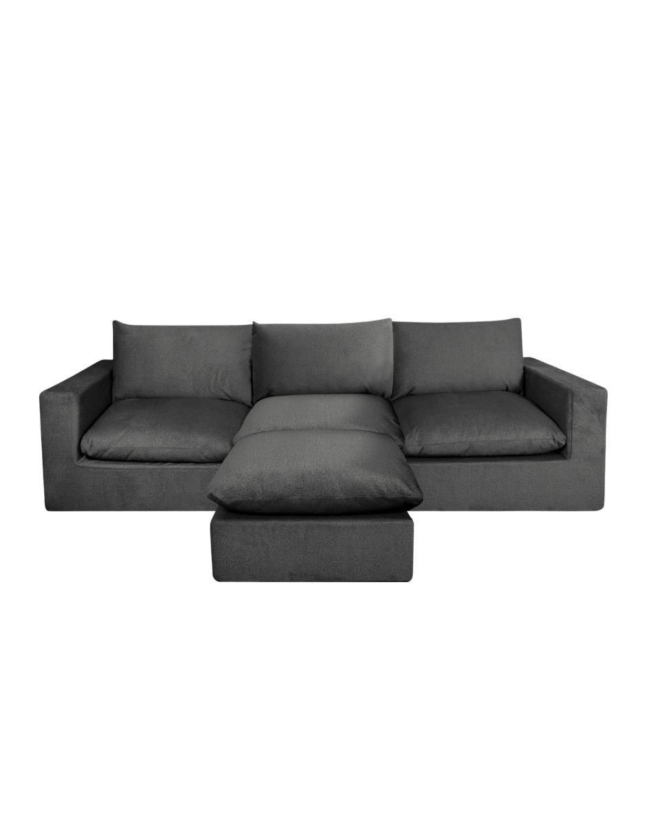 Sala modular Cloud 4 Módulos Elegante Tela Smooth de poliéster Sala modular Cloud 4 Módulos Elegante Tela Smooth de poliéster