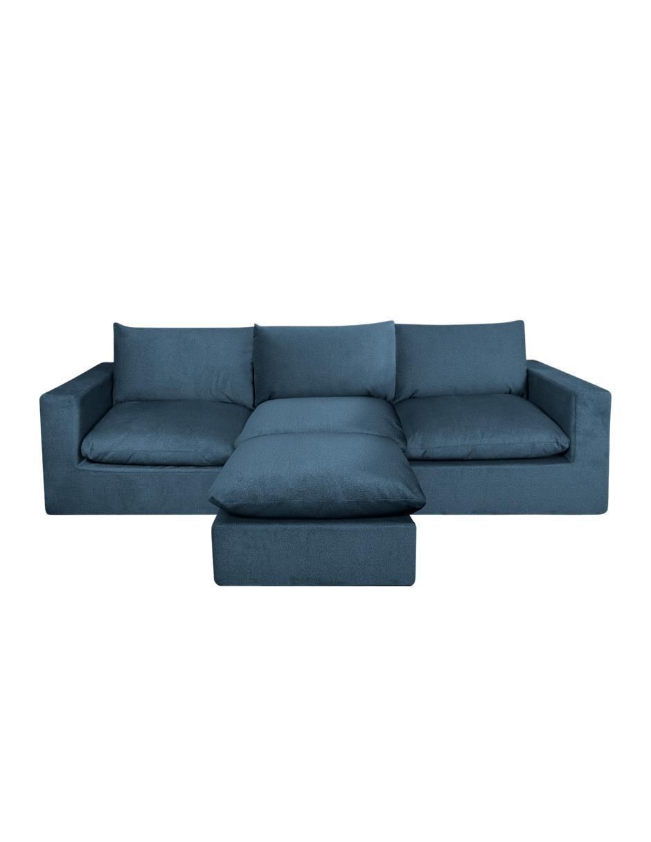 Sala modular Cloud 4 Módulos Elegante Tela Smooth de poliéster