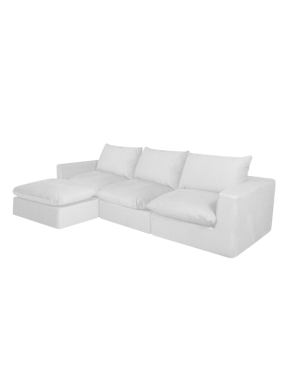Sala modular Cloud 4 Módulos Elegante Tela Smooth de poliéster 2