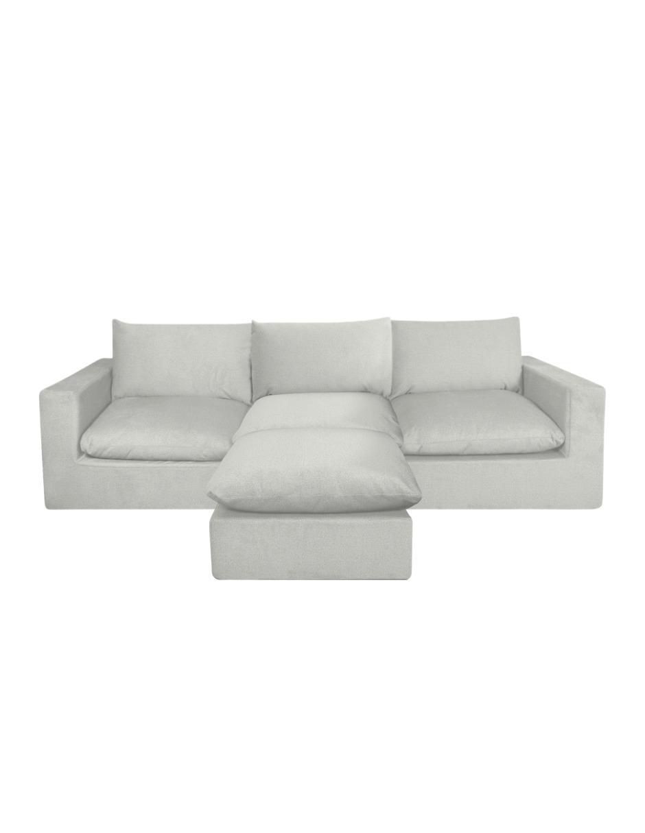 Sala modular Cloud 4 Módulos Elegante Tela Smooth de poliéster Sala modular Cloud 4 Módulos Elegante Tela Smooth de poliéster