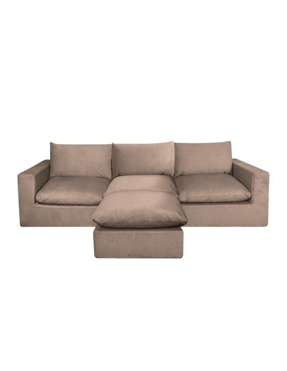 Sala modular Cloud 4 Módulos Elegante Tela Smooth de poliéster Sala modular Cloud 4 Módulos Elegante Tela Smooth de poliéster