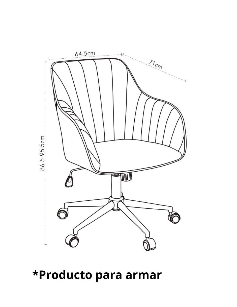 Silla de escritorio Matisse 5