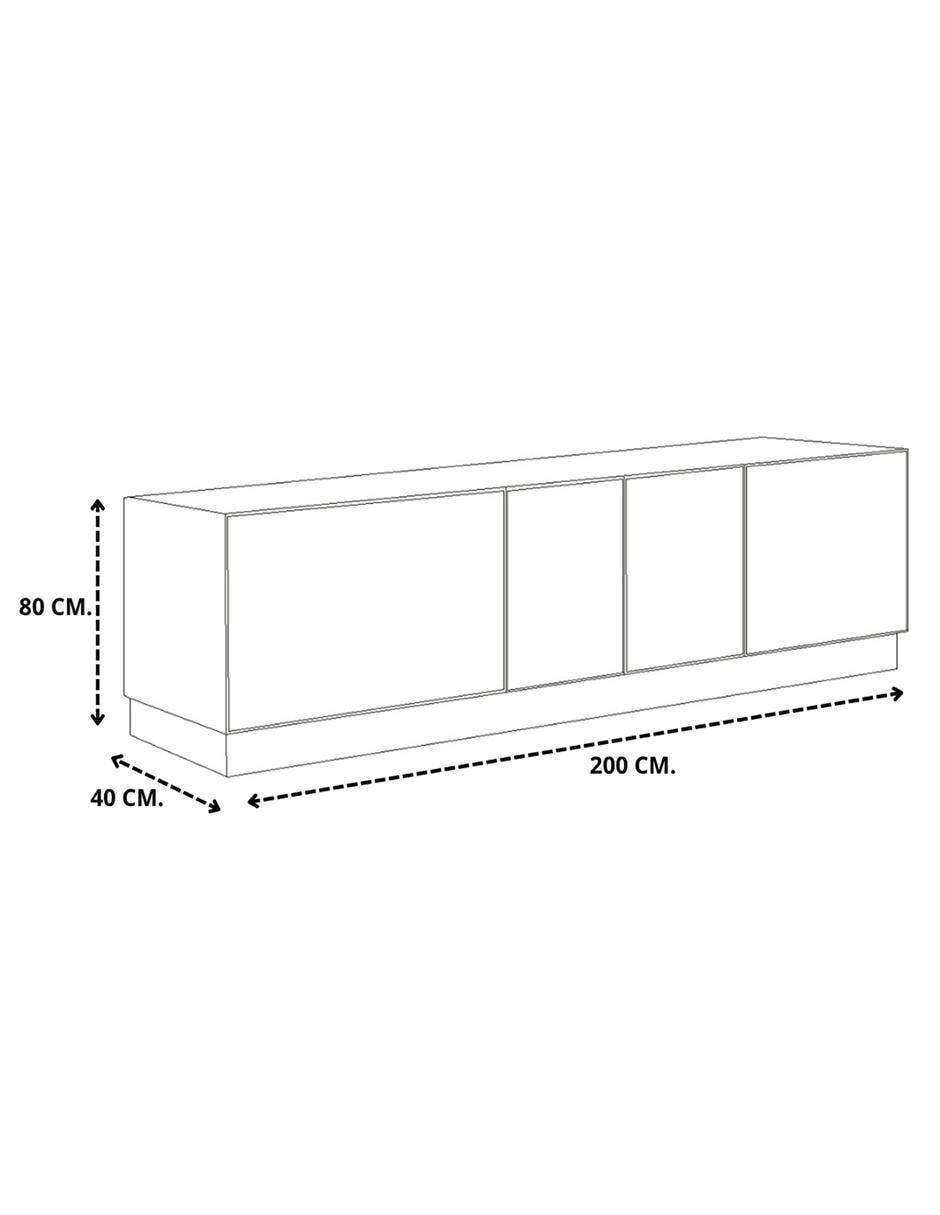 Mueble de tv armable Dubái 7