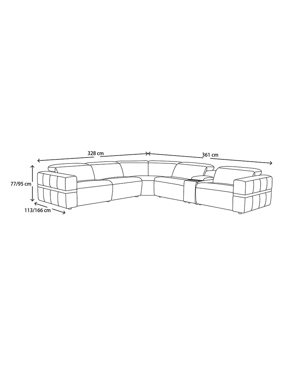 Sala modular de tela 15