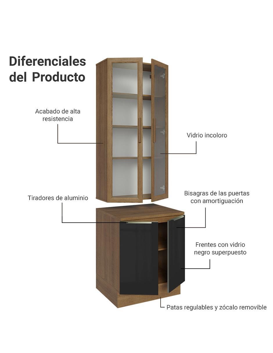 Vitrina armable de aglomerado 7