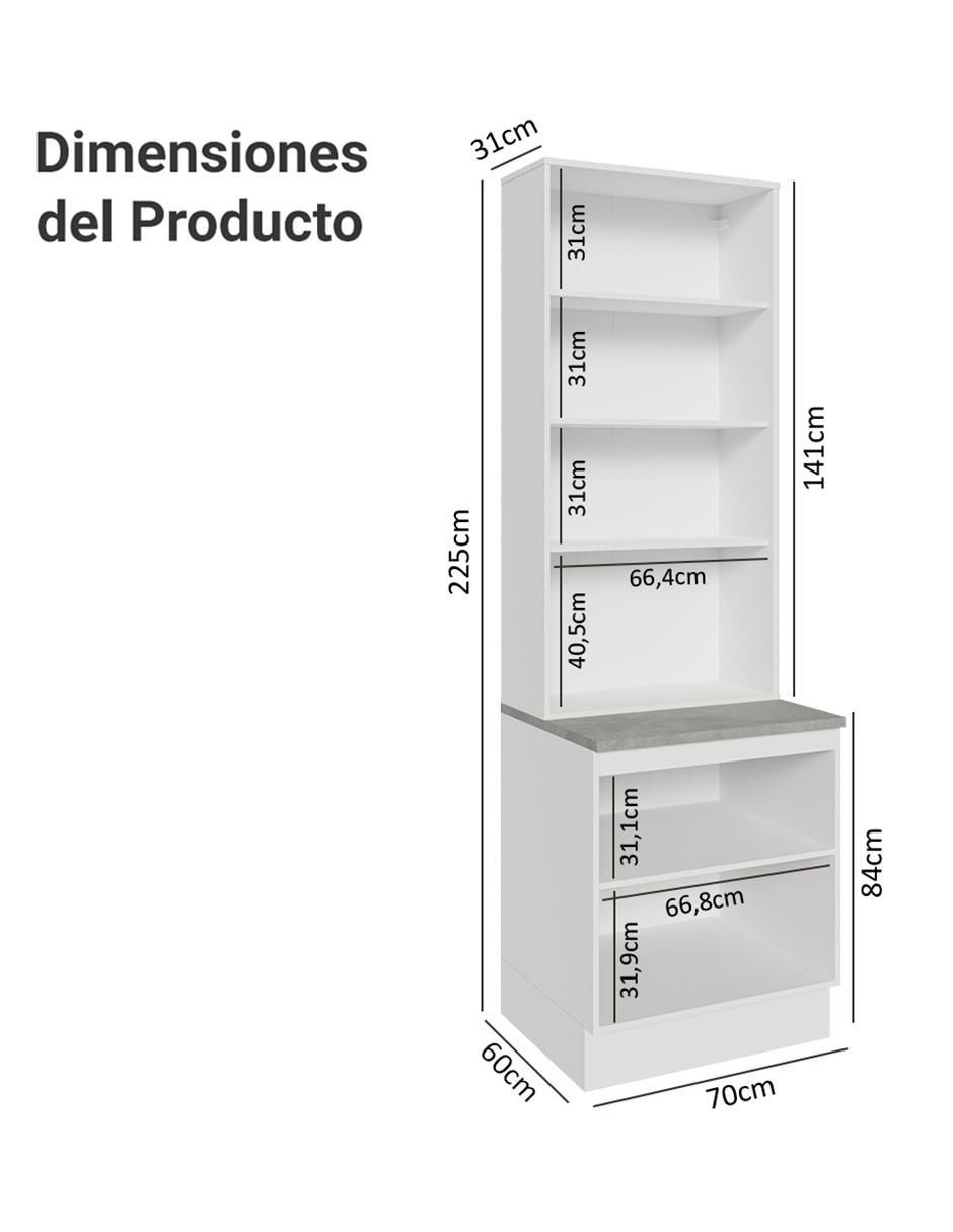 Vitrina armable de aglomerado 8