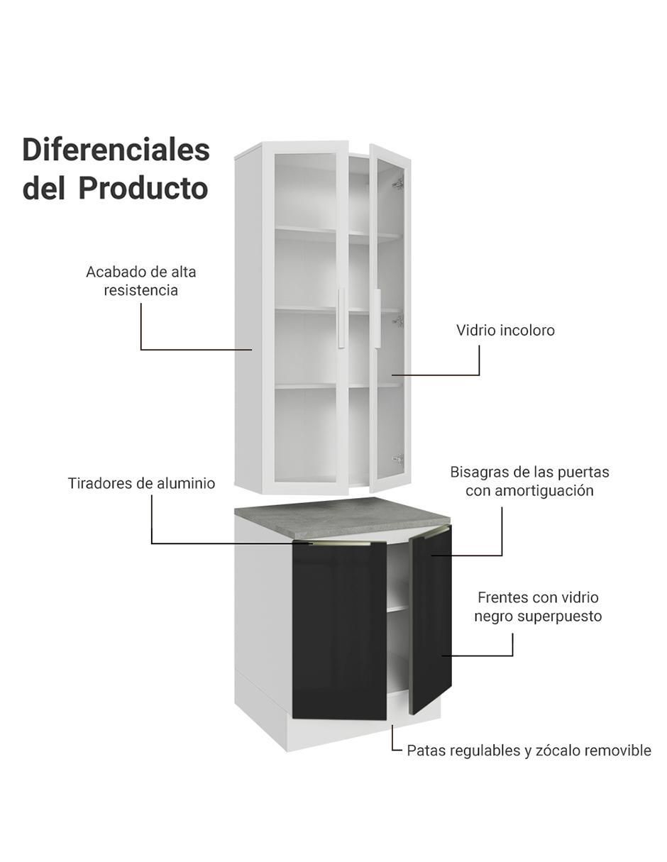 Vitrina armable de aglomerado 7