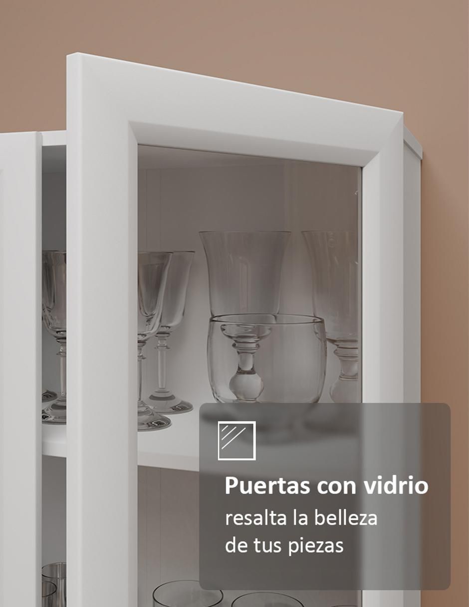 Vitrina armable de aglomerado 4