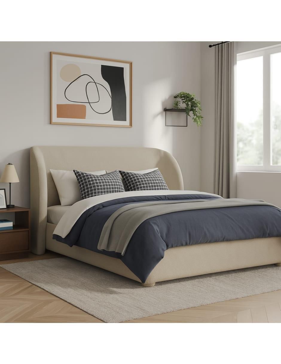 Cama Nicky de mdf queen size 6