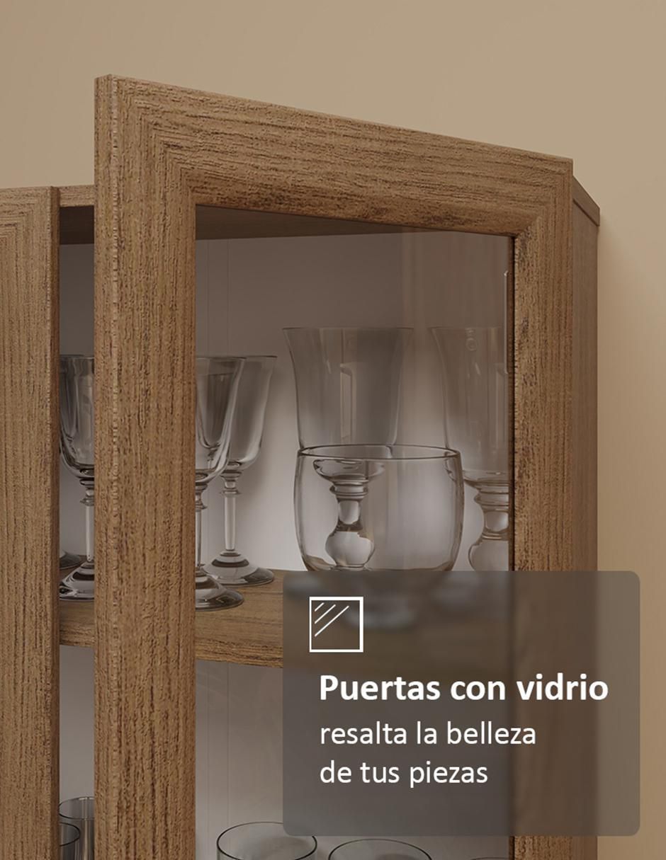 Vitrina armable de aglomerado 4