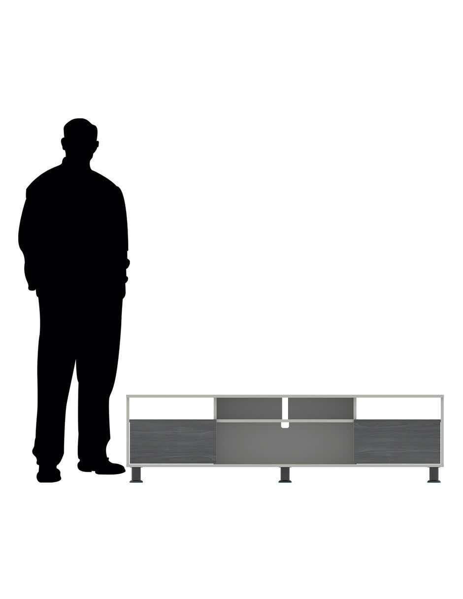 Mueble de tv armable 2