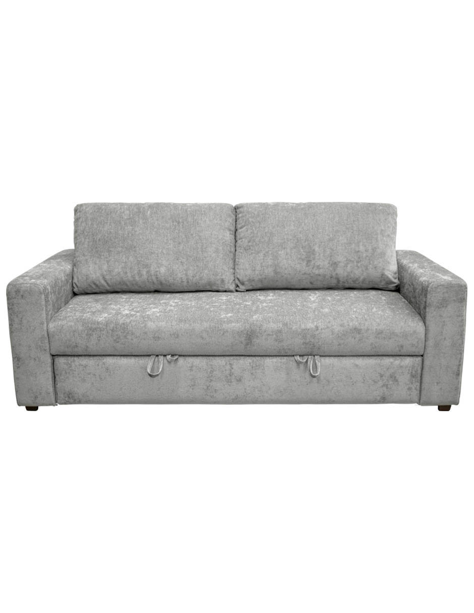 SOFÁ CAMA TRINITY 1 HERRAJE TELA, GRIS