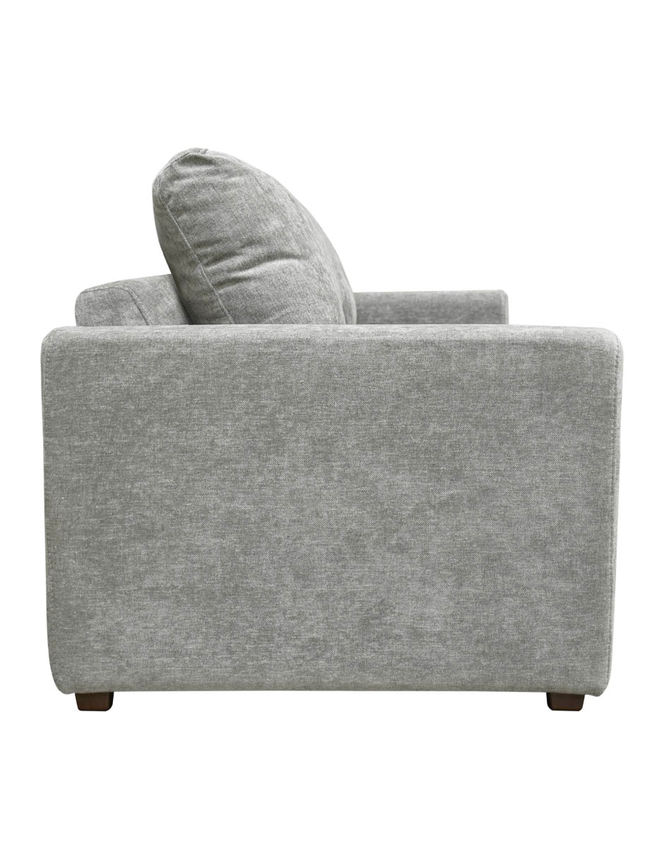 SOFÁ CAMA TRINITY 1 HERRAJE TELA, GRIS