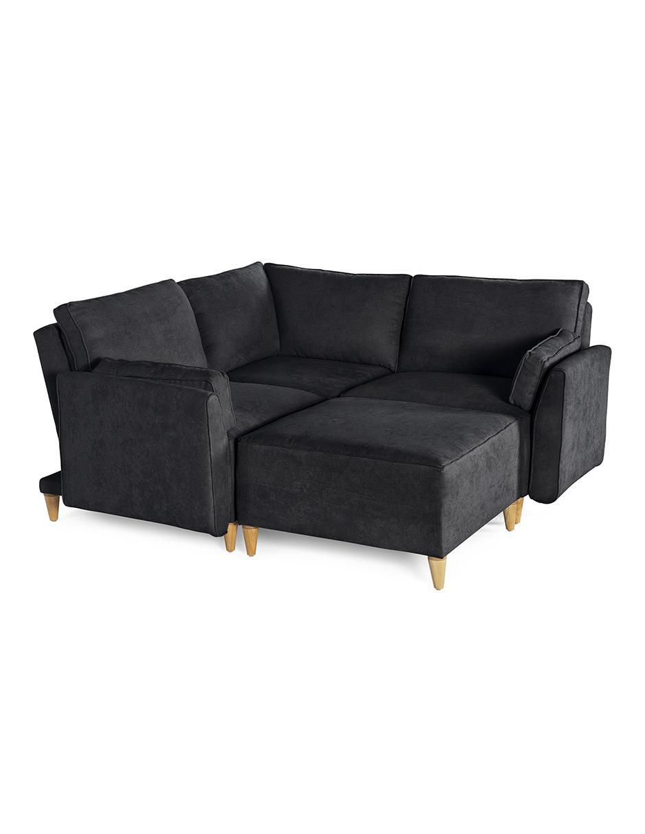 Sala modular morelli de 4 módulos memory foam reclinable a 3 posiciones makora "de" chenille