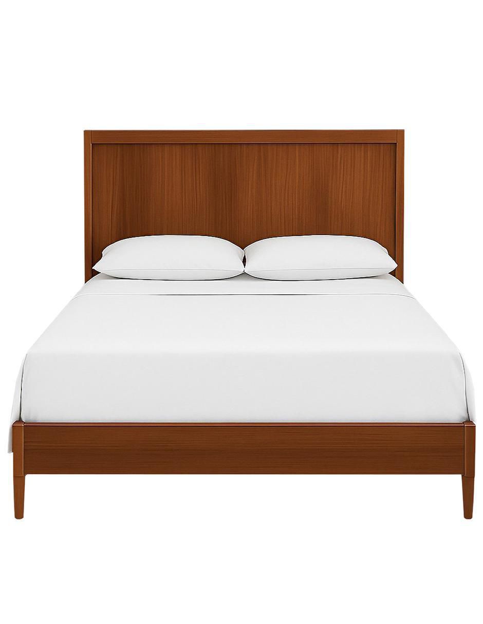 Base para cama armable de madera nogal Queen Size 6