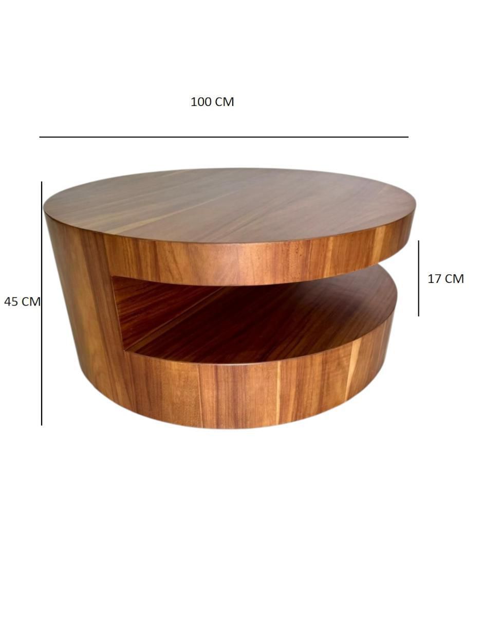 Mesa de centro de madera parota 5