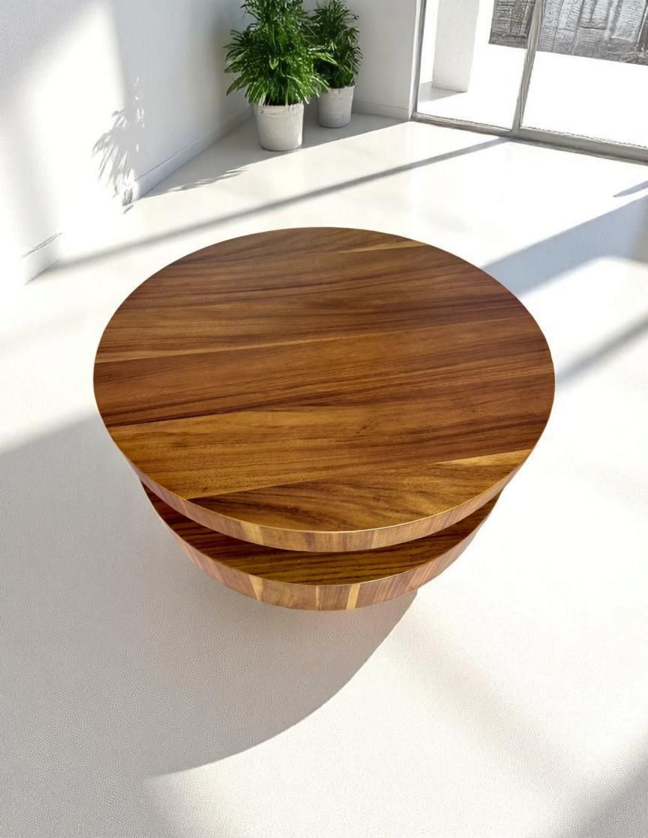 Mesa de centro de madera parota 3