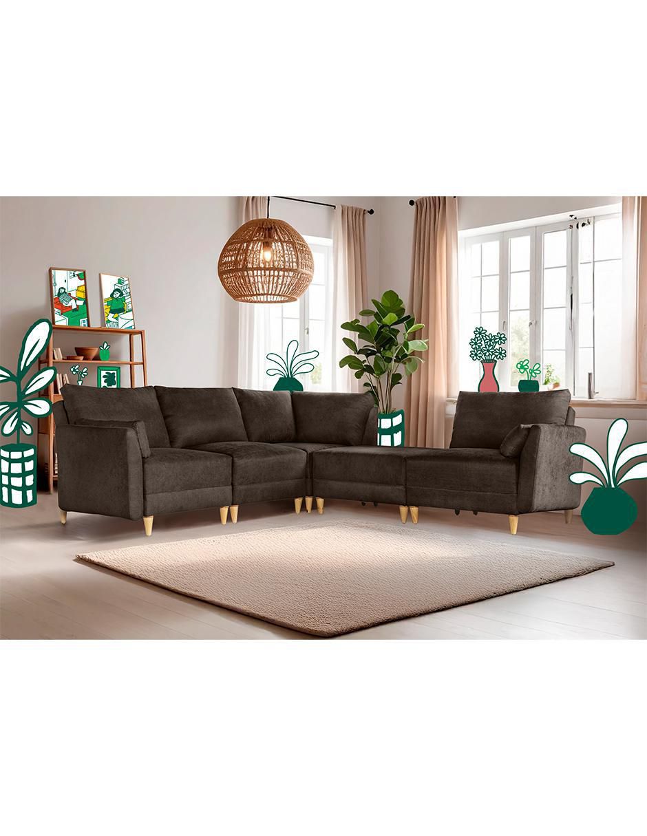 Sala modular Everyn de chenille 8