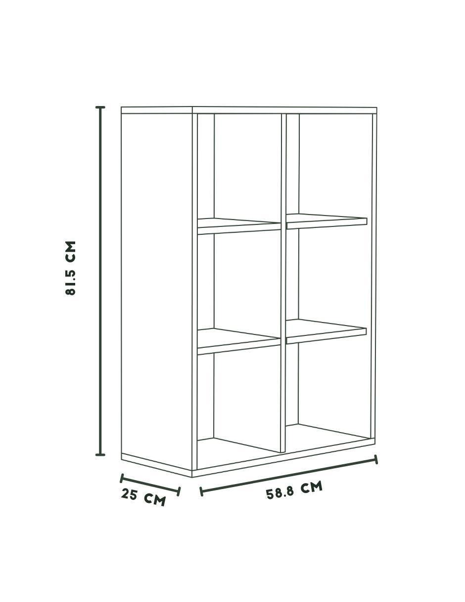 Librero armable Libreros de mdf 6